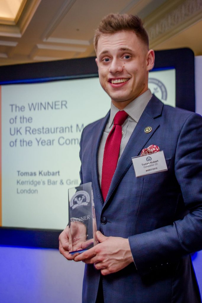 Tomas Kubart named 2019 UK Restaurant Manager of the Year | Institute of Hospitality
