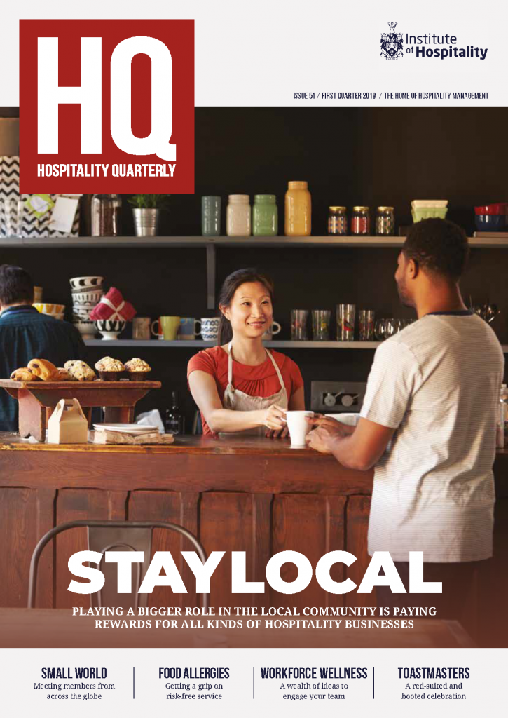 Coming soon: Hospitality Quarterly Q1 2019 a preview of what's inside | Institute of Hospitality