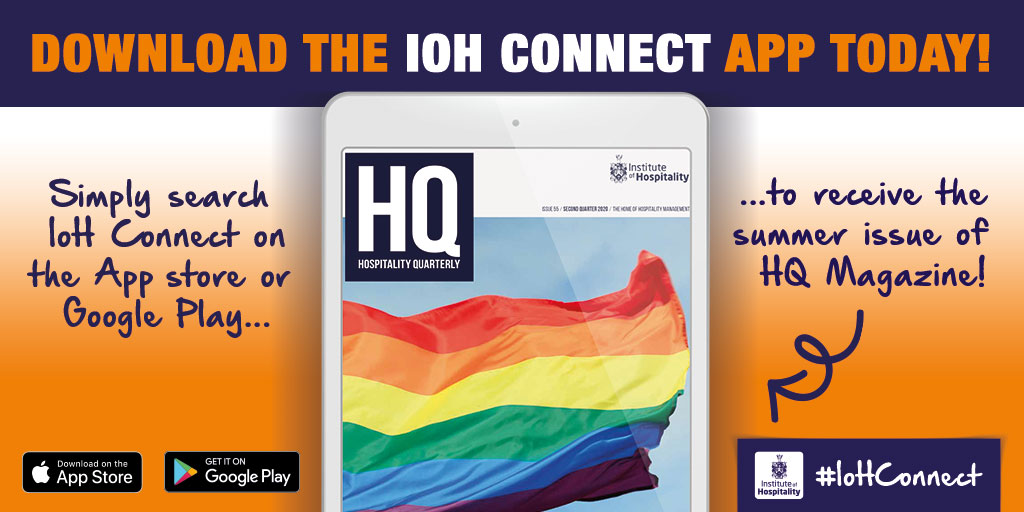 Download the IoH Connect app to access your new issue of HQ Magazine! | Institute of Hospitality