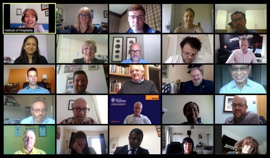 Join us for coffee and conversation on Thursdays at 10.30am on Zoom | Institute of Hospitality